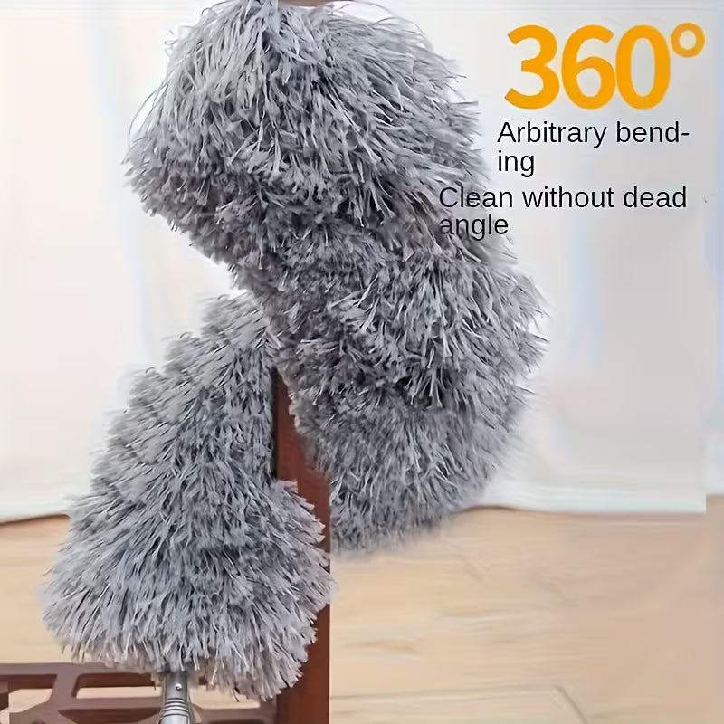 Extendable Microfiber Duster with Telescopic Handle