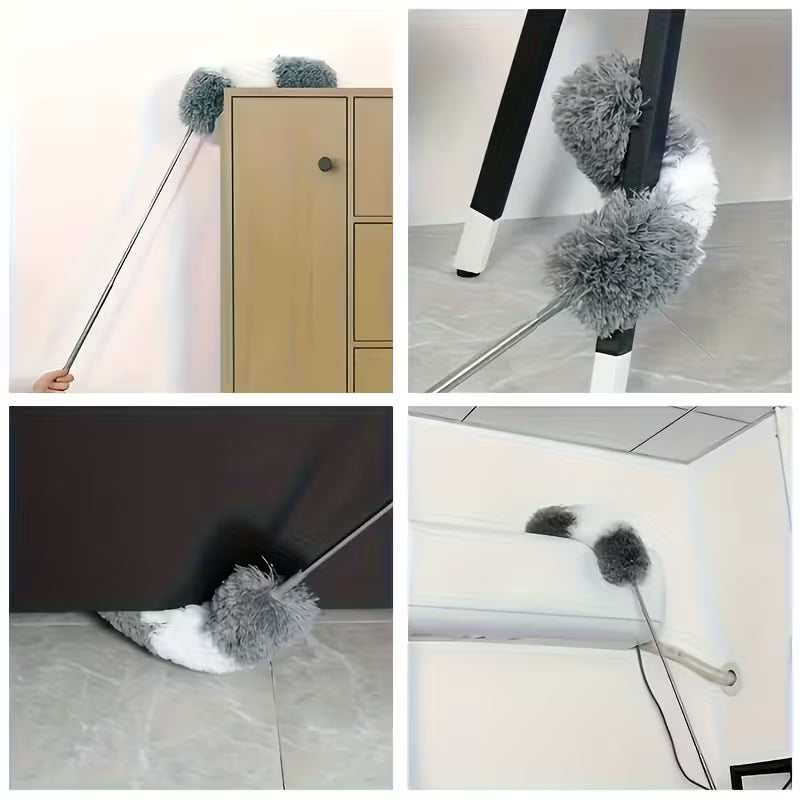 Extendable Microfiber Duster with Telescopic Handle