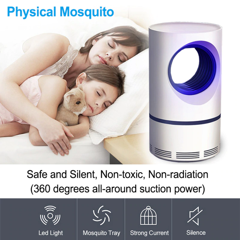 Portable USB Mosquito Killer Lamp Safe Silent & Chemical-Free