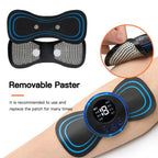 EMS Butterfly Portable Neck Massager  Mini Full-Body Muscle Relaxer